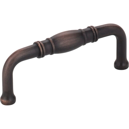 Jeffrey Alexander Z290-3-DBAC: 3" cc Durham D-Handle Cabinet Pull - Brushed Oil Rubbed Bronze