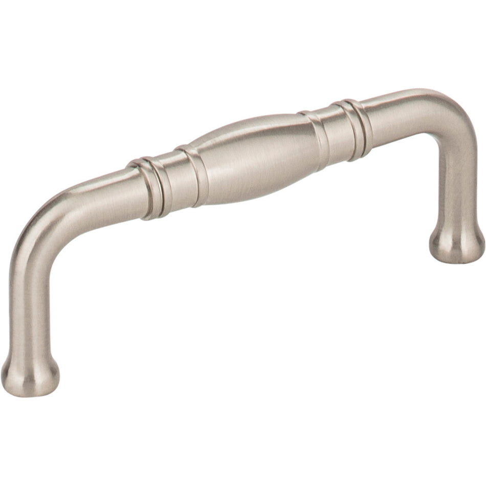 Jeffrey Alexander Z290-3-SN: 3" cc Durham D-Handle Cabinet Pull - Satin Nickel