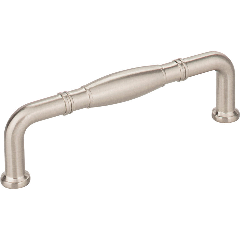 Jeffrey Alexander Z290-96-SN: 96mm cc Durham D-Handle Cabinet Pull - Satin Nickel