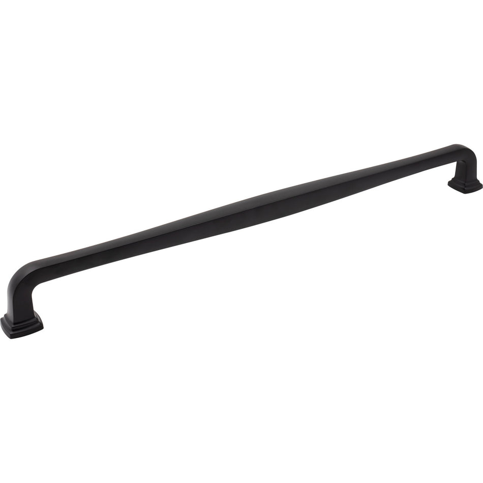 Jeffrey Alexander 782-18MB: 18" cc Fontana Appliance Pull - Matte Black