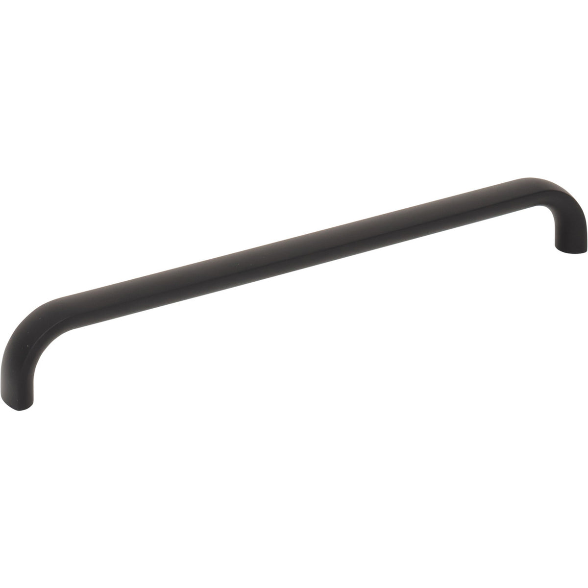 Top Knobs TK3345BLK: 7-9/16" Brockwell D-Handle Cabinet Pull - Flat Black