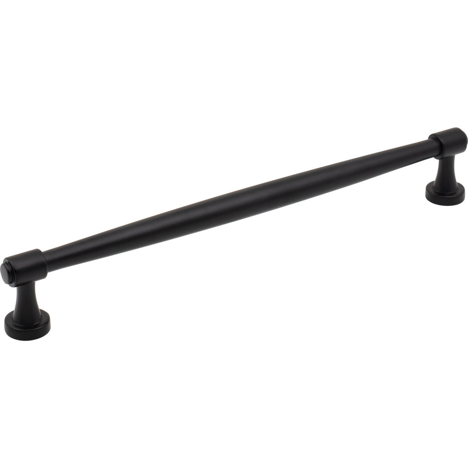 Jeffrey Alexander 132-224MB: 224mm cc Jules Bar Cabinet Pull - Matte Black