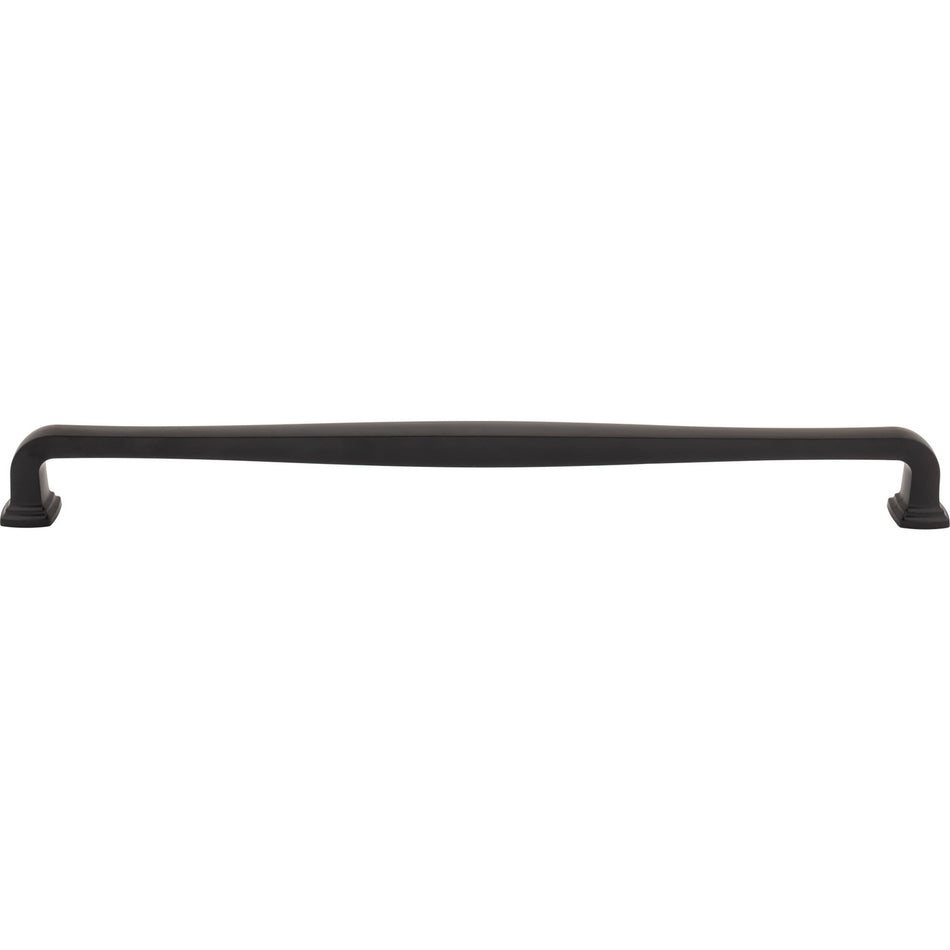 Jeffrey Alexander 782-18MB: 18" cc Fontana Appliance Pull - Matte Black