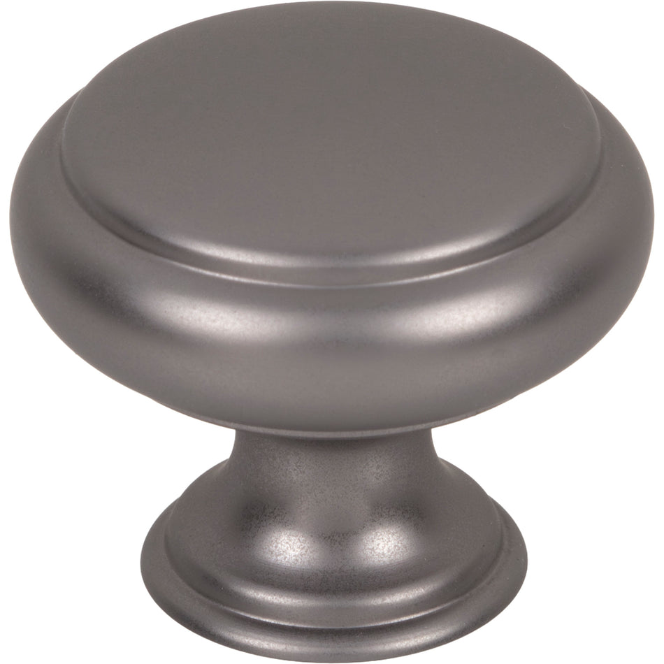 Top Knobs TK3430AG: 1-1/4"  Bayridge Cabinet Knob - Ash Gray