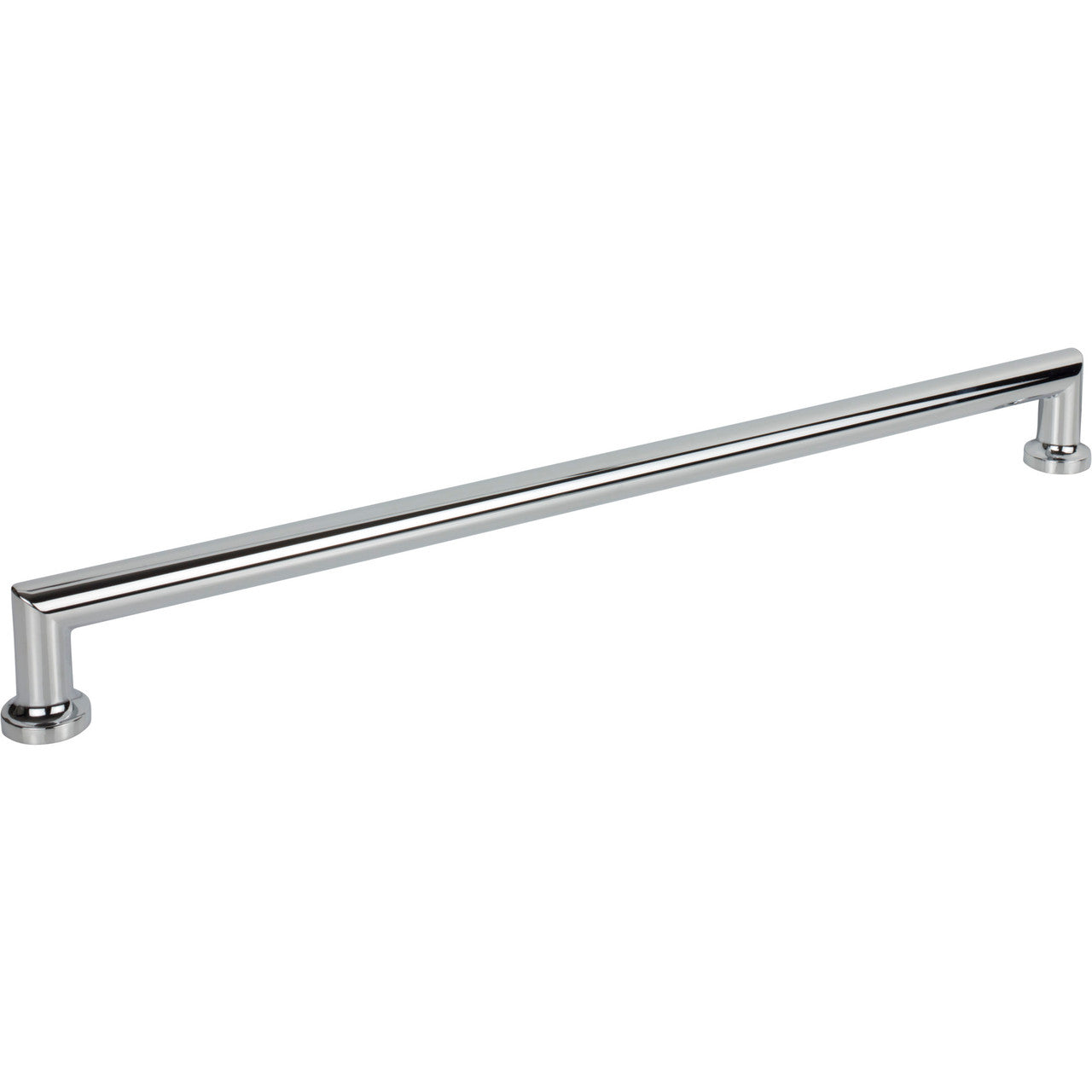 Top Knobs TK3158PC: 18" cc Morris D-Handle Cabinet Pull - Polished Chrome