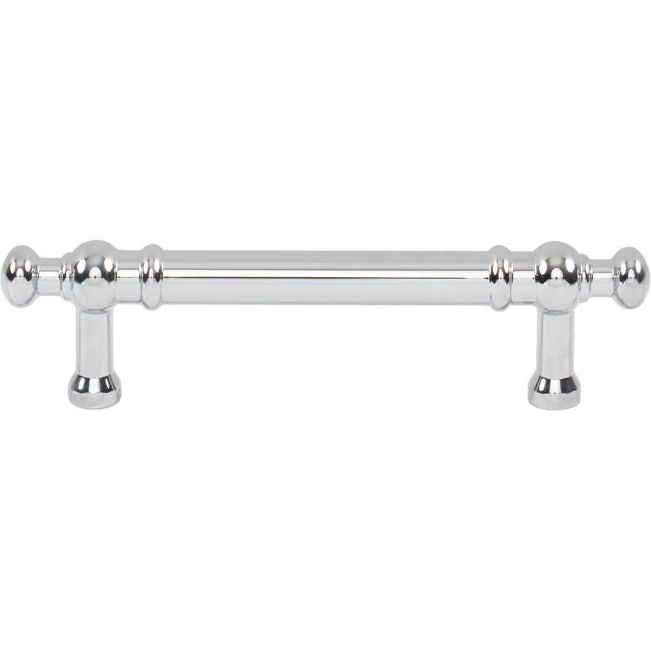 Top Knobs TK3301PC: 3-3/4" cc Wetherby Cabinet Pull - Polished Chrome