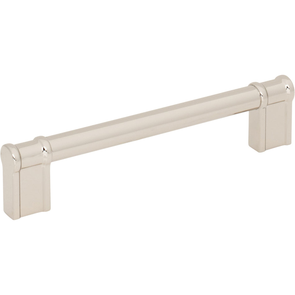 Top Knobs TK3383PN: 5-1/16" Newburn D-Handle Cabinet Pull - Polished Nickel
