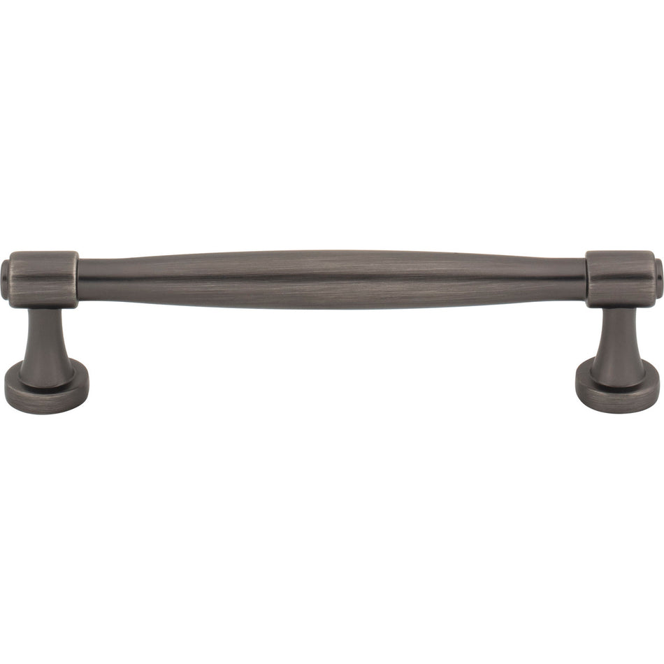 Jeffrey Alexander 132-128BNBDL: 128mm cc Jules Bar Cabinet Pull - Brushed Pewter