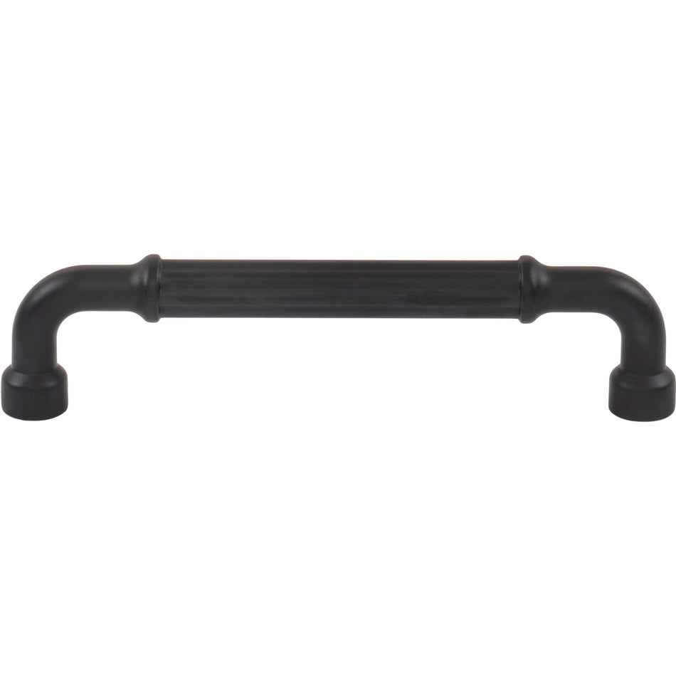 Top Knobs TK3403BLK: 5-1/16" cc Pemberton Cabinet Pull - Flat Black