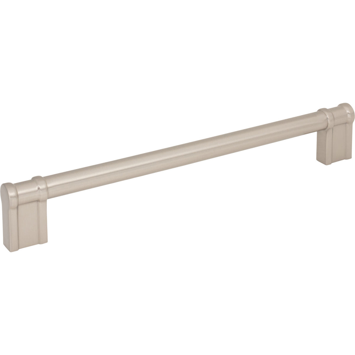 Top Knobs TK3389BSN: 18" cc Newburn Appliance Pull - Brushed Satin Nickel