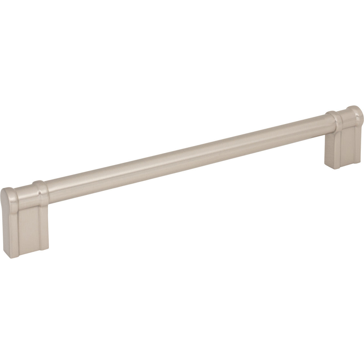 Top Knobs TK3388BSN: 12" cc Newburn Appliance Pull - Brushed Satin Nickel
