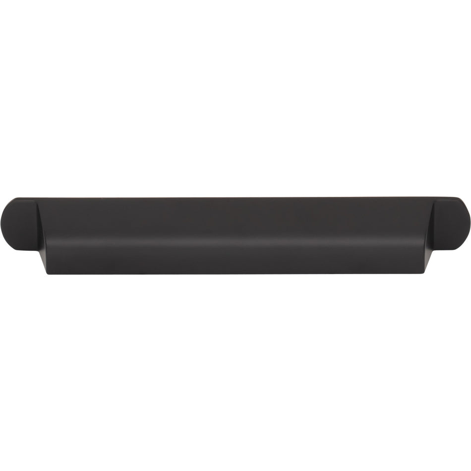 Top Knobs TK3363BLK: 6-5/16" Cressing Cup Cabinet Pull - Flat Black