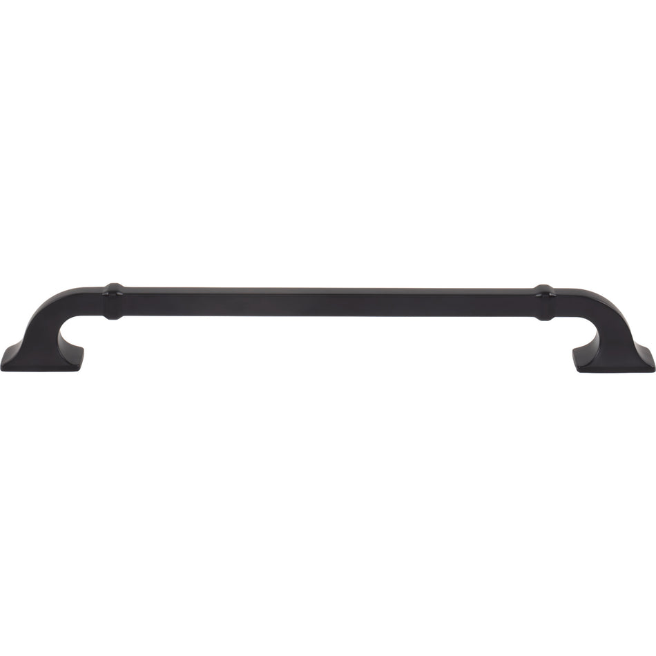 Top Knobs TK3315BLK: 8-13/16" cc Califon Cabinet Pull - Flat Black