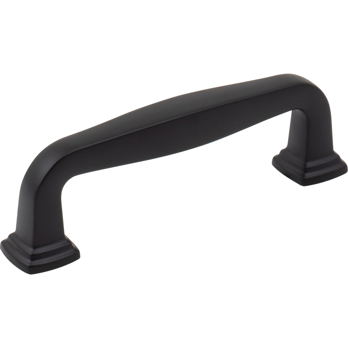Jeffrey Alexander 782-96MB: 96mm cc Fontana Bar Cabinet Pull - Matte Black