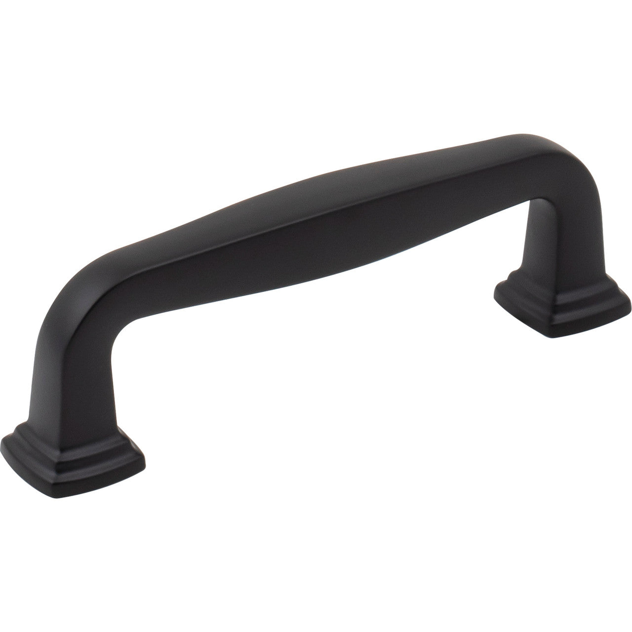 Jeffrey Alexander 782-96MB: 96mm cc Fontana Bar Cabinet Pull - Matte Black