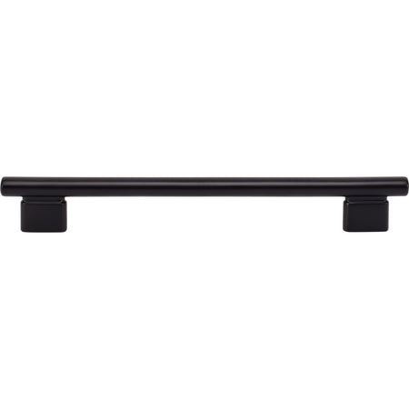 Atlas A515-BL: 192mm cc Holloway Round Bar  Cabinet Pull - Matte Black