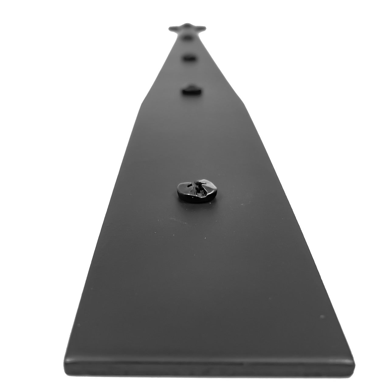 Acorn AIDBP: 18-3/4" Spear Dummy Strap Hinge - Black Smooth Iron
