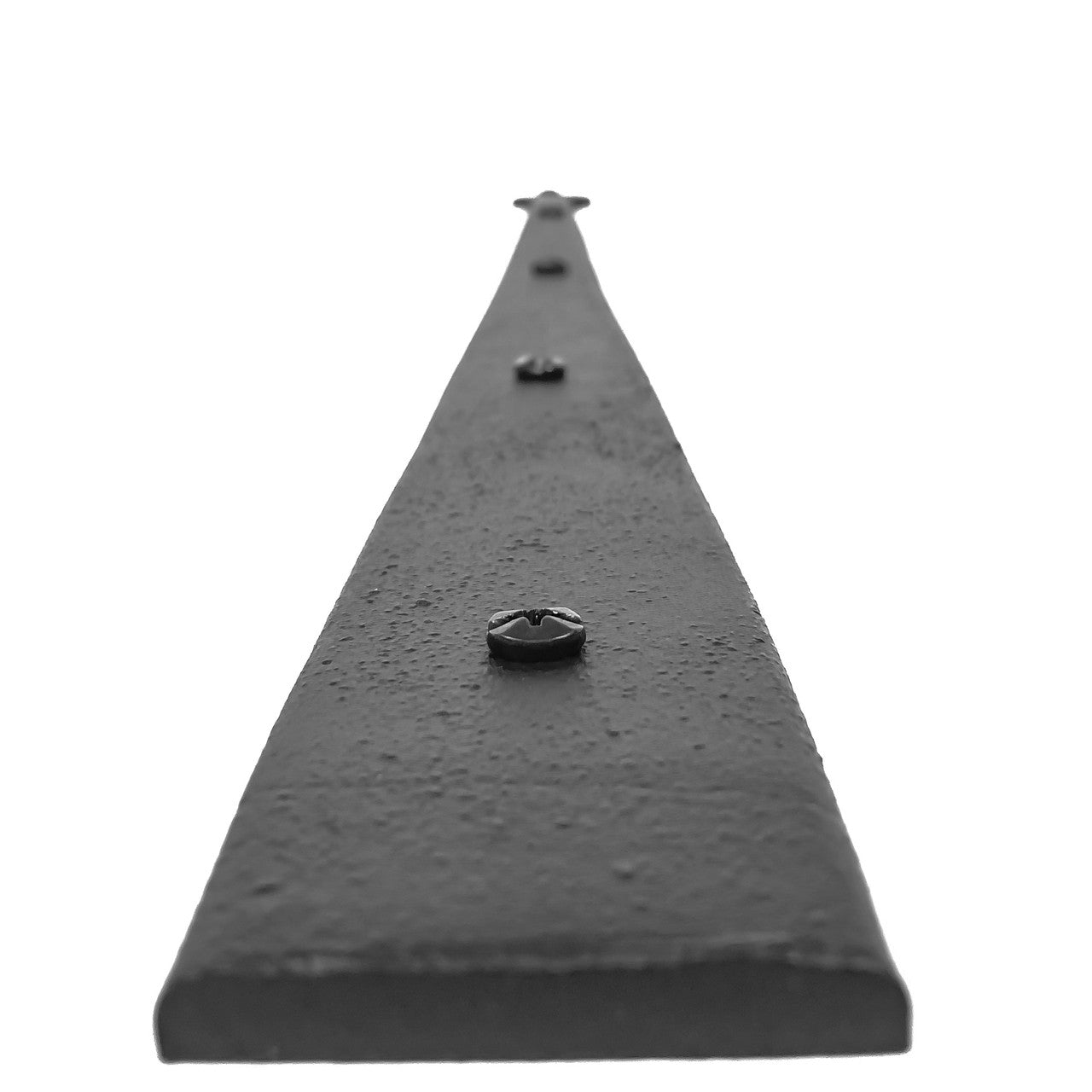 Acorn AIFBP: 24" Spear Dummy Strap Hinge - Black Smooth Iron