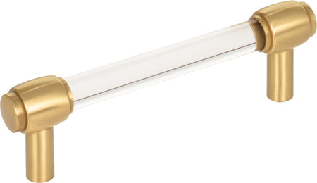 Jeffrey Alexander 775-96BG : 96mm cc Carmen Bar Cabinet Pull - Brushed Gold