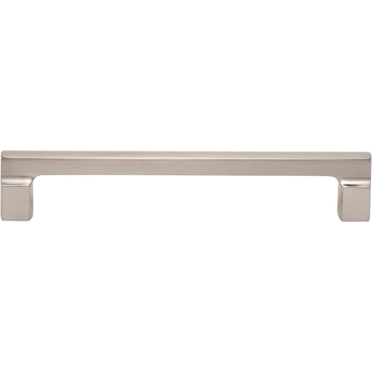 Atlas A524-BRN: 160mm cc Reeves Square Bar Cabinet Pull - Brushed Nickel