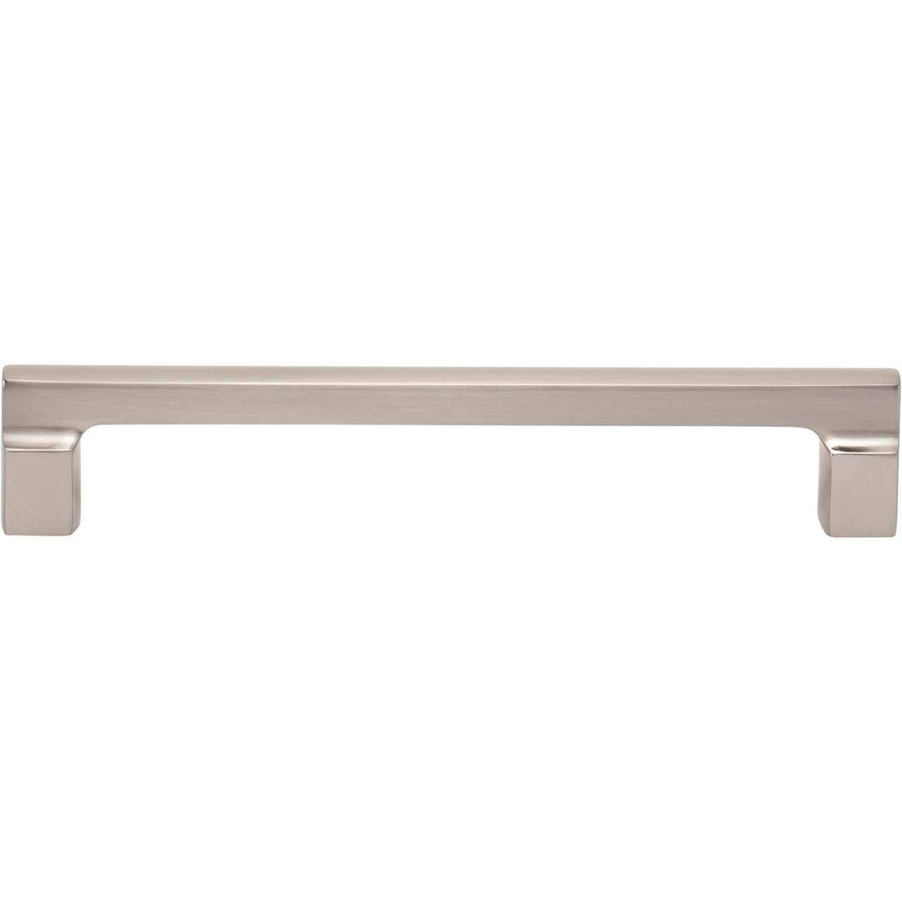Atlas A524-BRN: 160mm cc Reeves Square Bar Cabinet Pull - Brushed Nickel