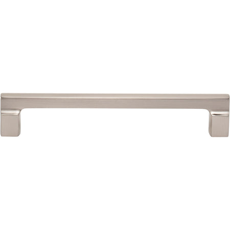 Atlas A524-BRN: 160mm cc Reeves Square Bar Cabinet Pull - Brushed Nickel