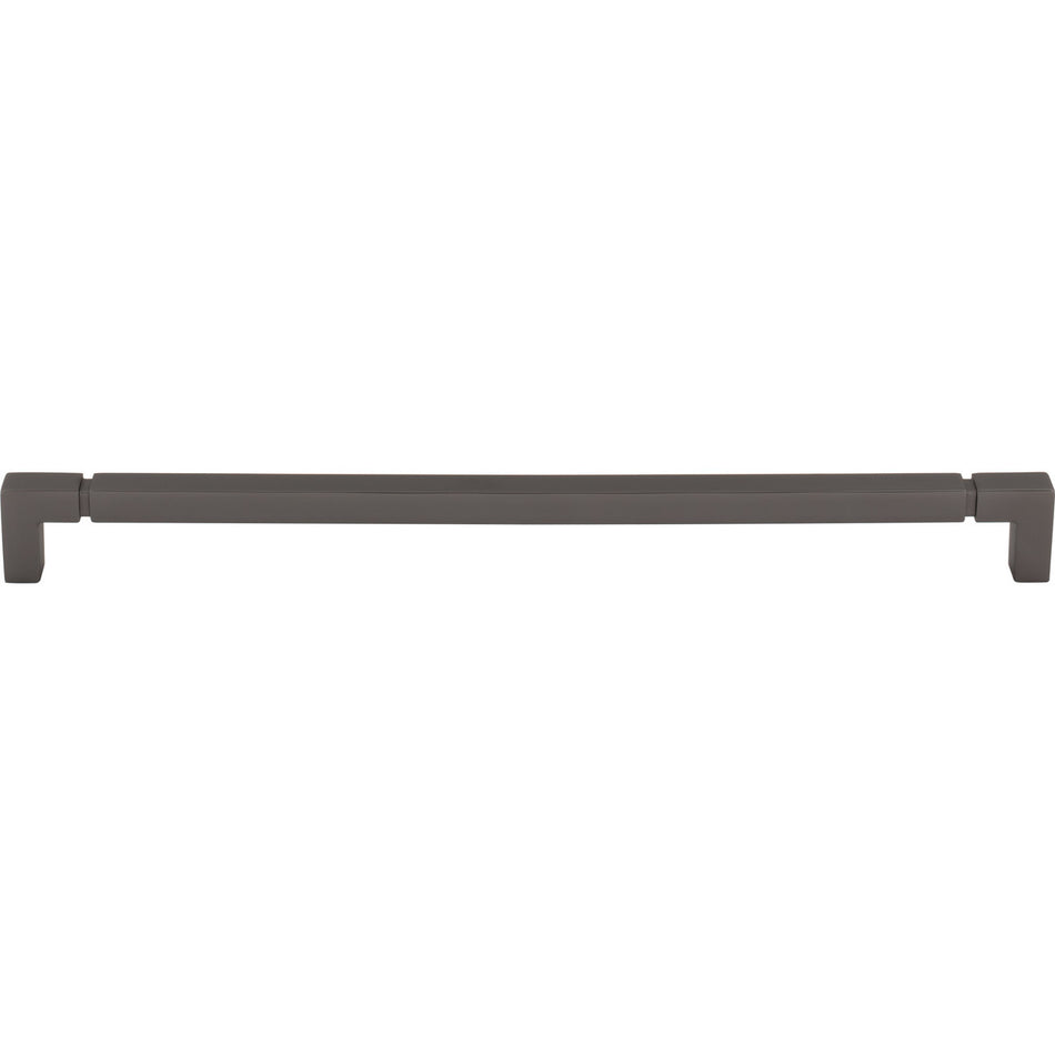 Top Knobs TK3226AG: 12" cc Langston Cabinet Pull - Ash Gray