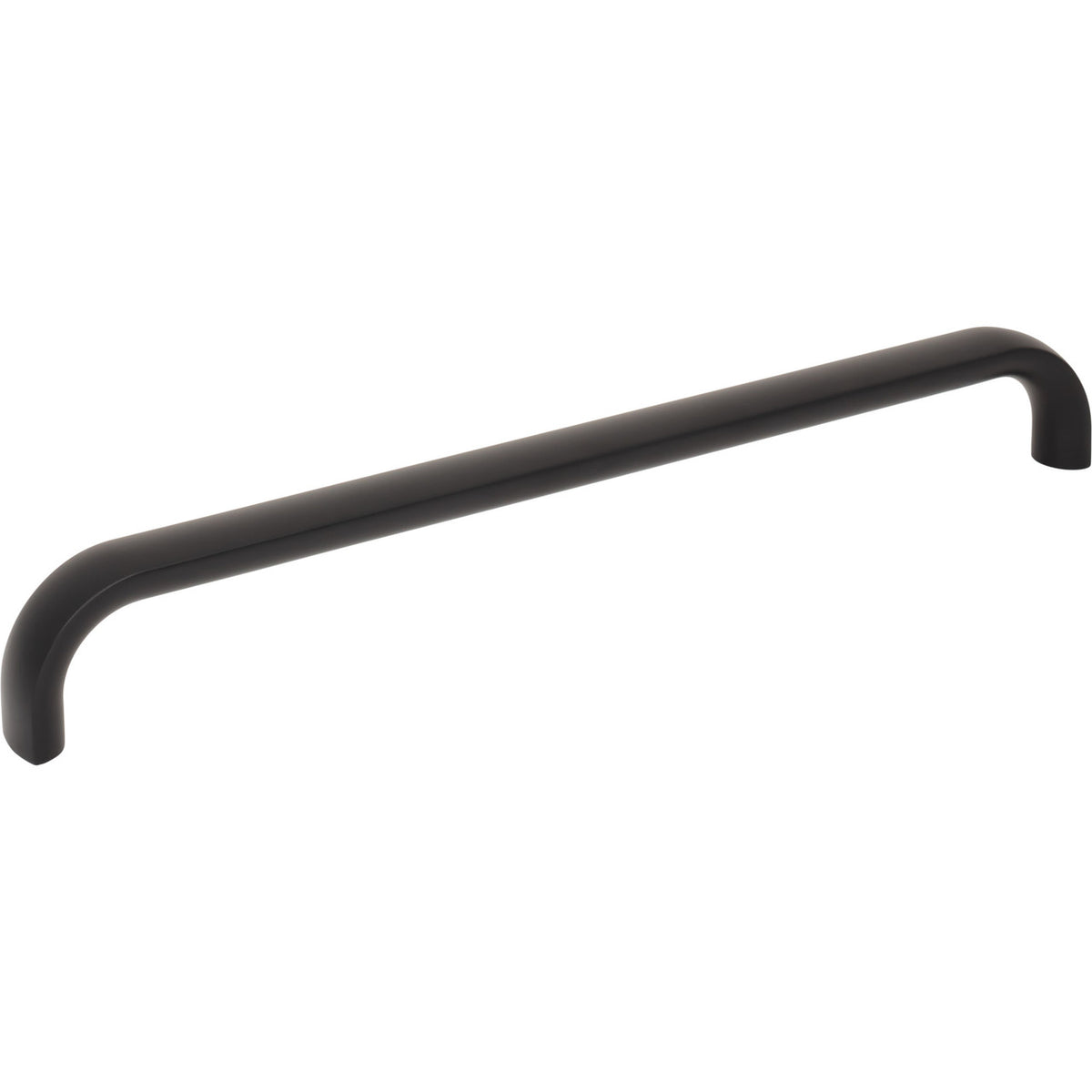 Top Knobs TK3349BLK: 18" cc Brockwell Appliance Pull - Flat Black