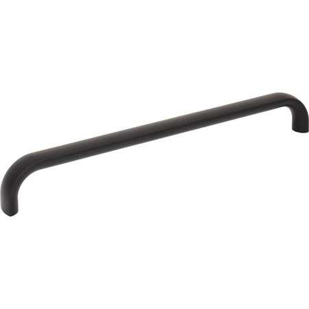 Top Knobs TK3349BLK: 18" cc Brockwell Appliance Pull - Flat Black
