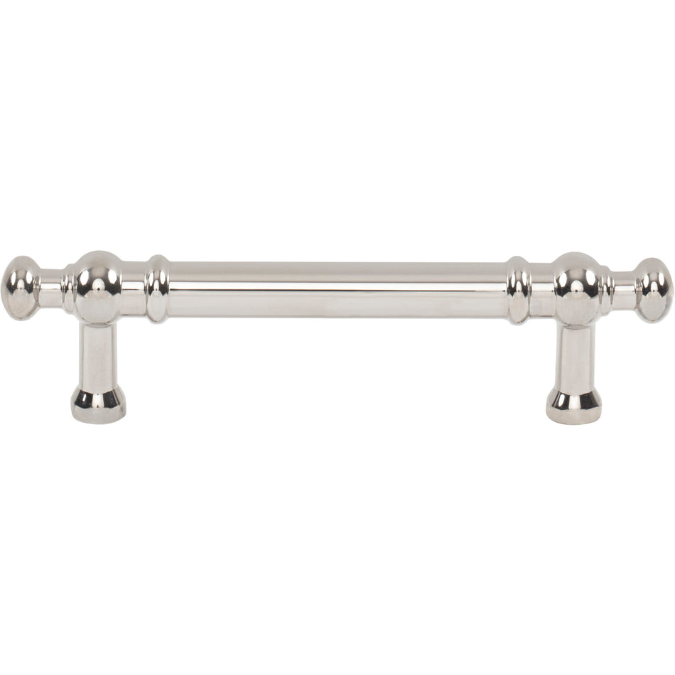 Top Knobs TK3301PN: 3-3/4" cc Wetherby Cabinet Pull - Polished Nickel