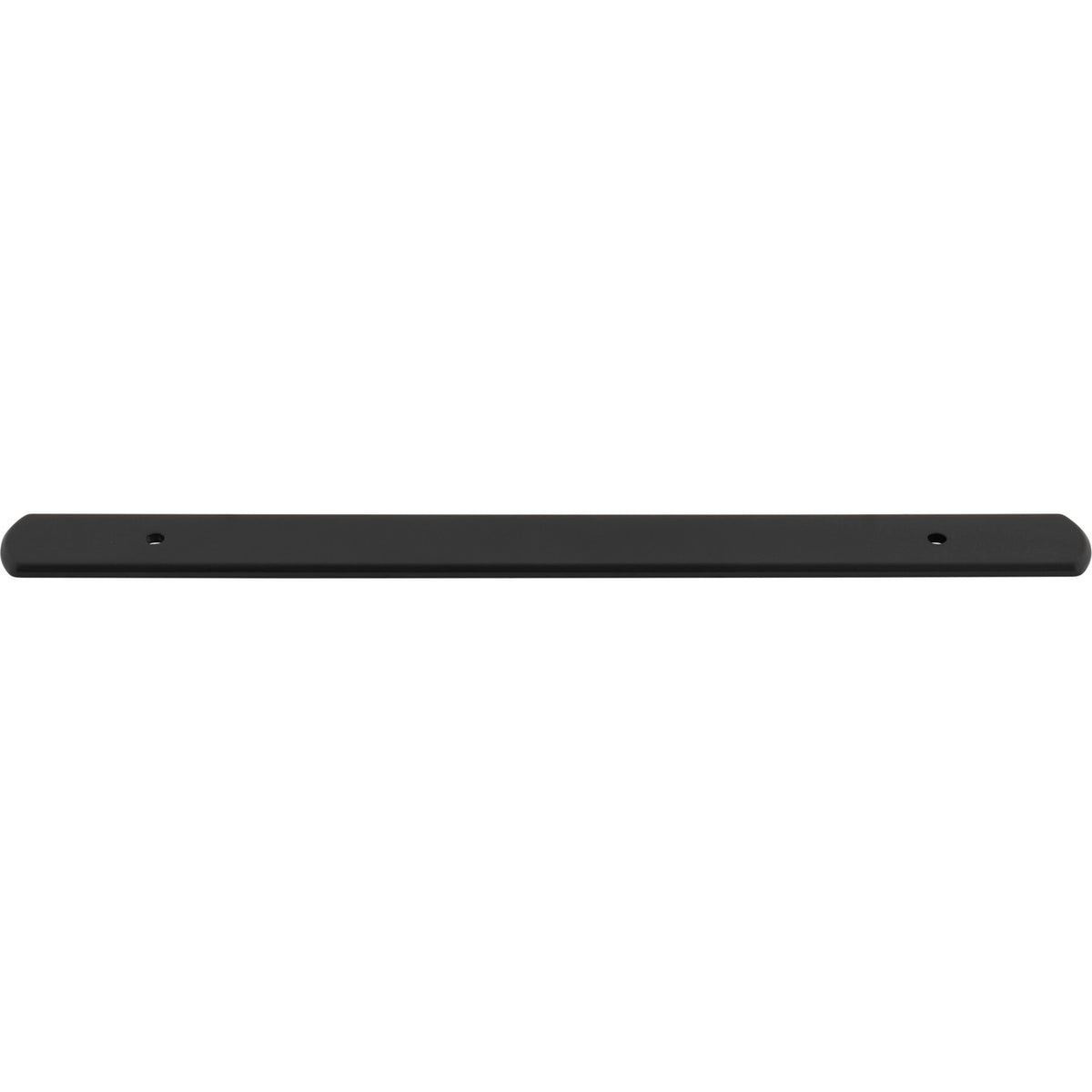 Top Knobs TK3274BLK: 10-5/8" Wescott  Backplate - Flat Black