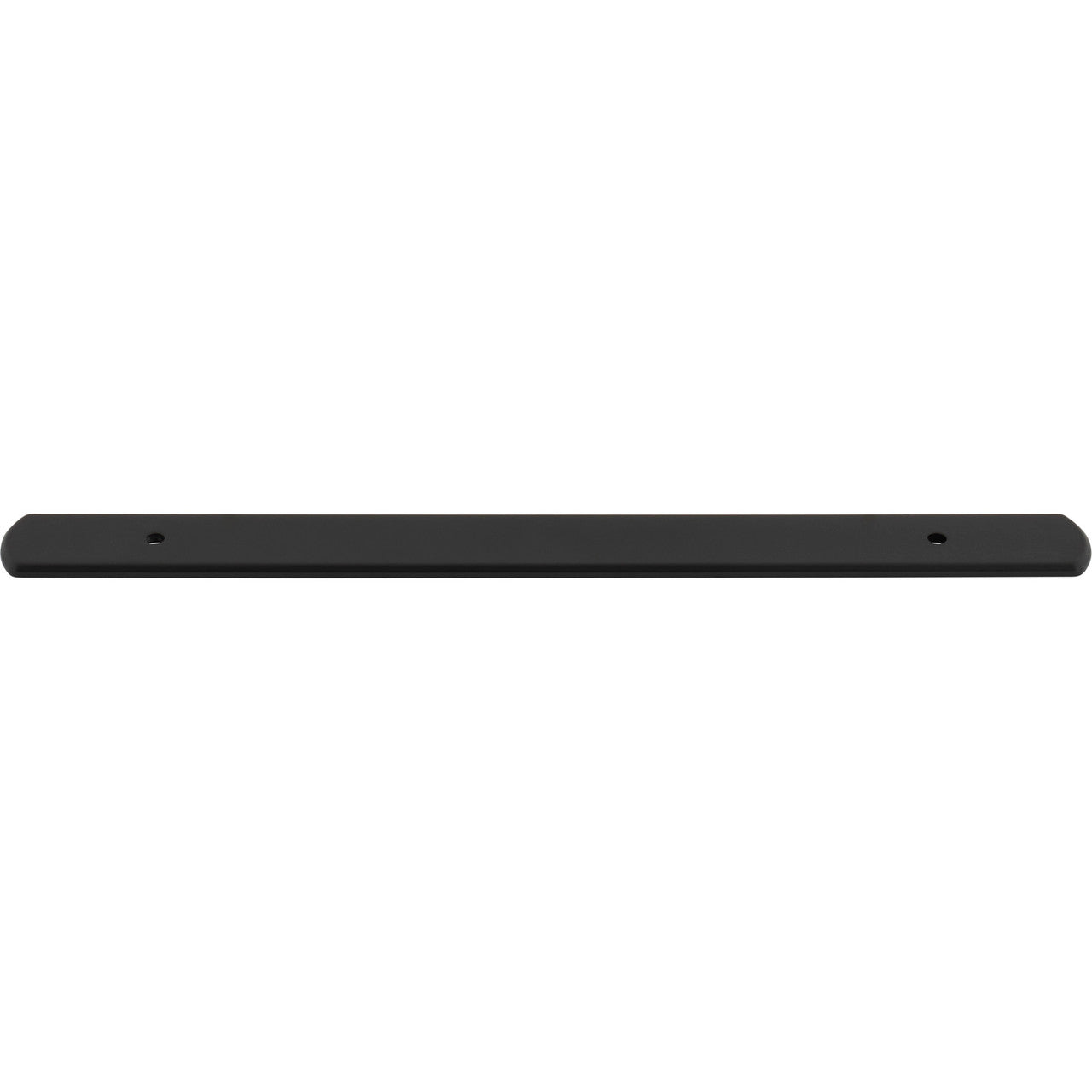 Top Knobs TK3274BLK: 10-5/8" Wescott  Backplate - Flat Black