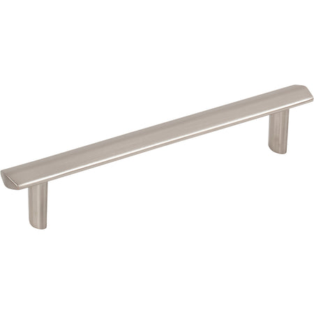 Elements 641-128SN: 128mm cc William Bar Cabinet Pull - Satin Nickel