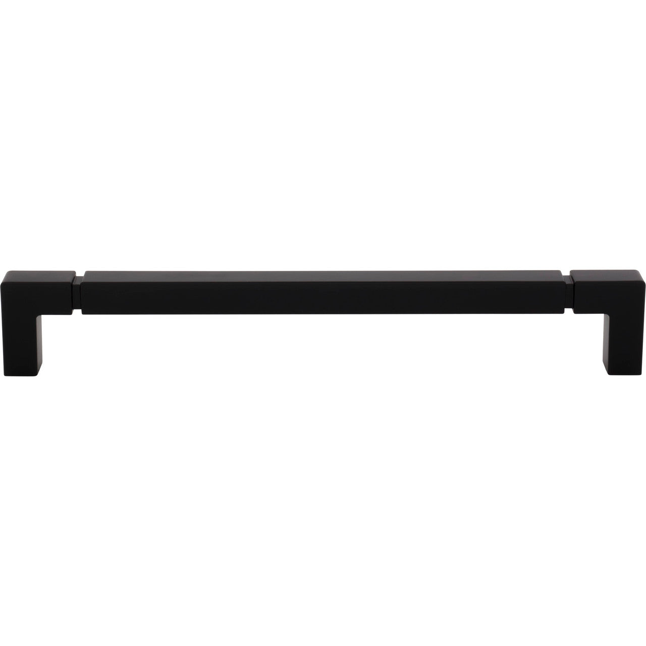 Top Knobs TK3228BLK: 18" cc Langston Appliance Pull - Flat Black