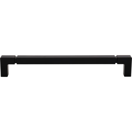 Top Knobs TK3228BLK: 18" cc Langston Appliance Pull - Flat Black