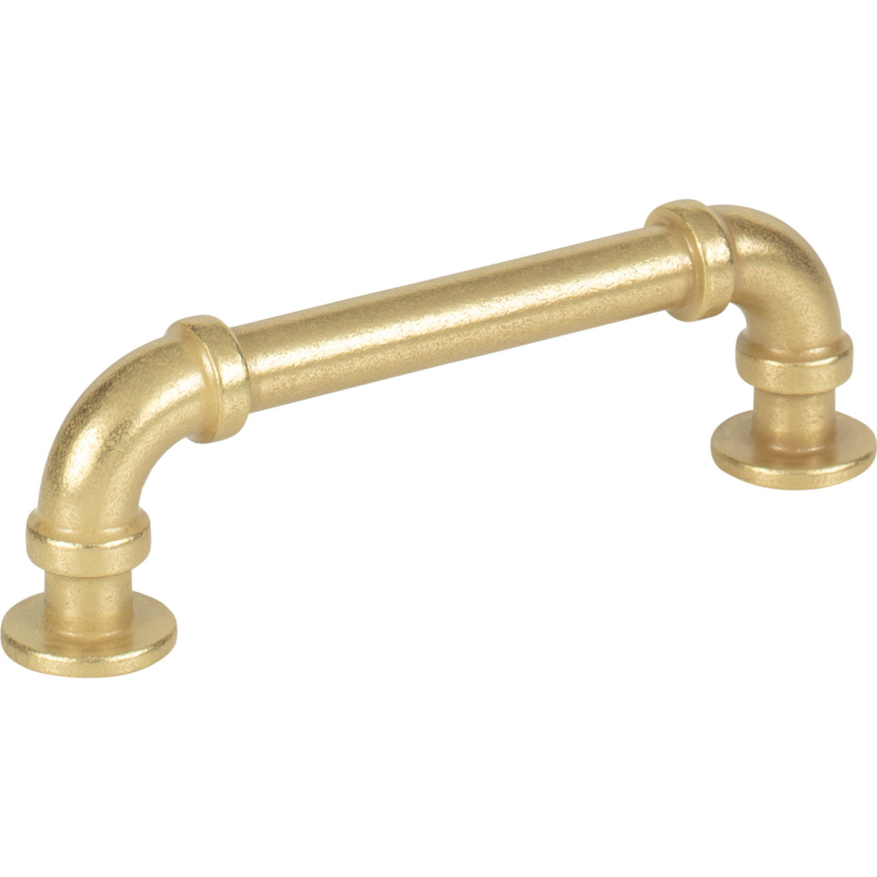 Atlas 432-UB: 3-3/4" cc Steam Punk Cabinet Pull - Vintage Brass
