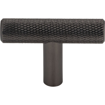 Top Knobs TK3240AG: 2" Prestwick T-Bar Cabinet Knob - Ash Grey