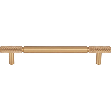 Top Knobs TK3242HB: 6-5/16" cc Prestwick Bar Cabinet Pull - Honey Bronze