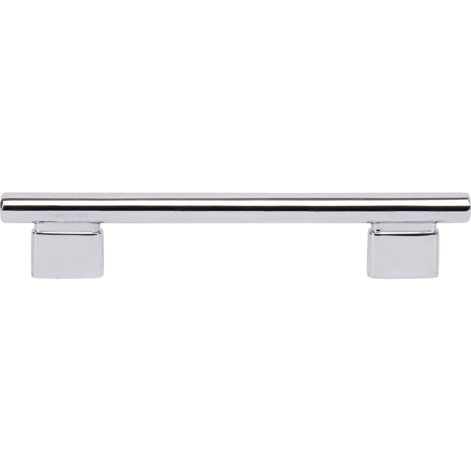 Atlas A513-CH: 128mm cc Holloway Round Bar  Cabinet Pull - Polished Chrome