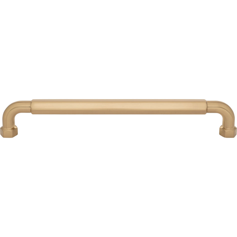 Top Knobs TK3208HB: 18" cc Dustin Appliance Pull - Honey Bronze