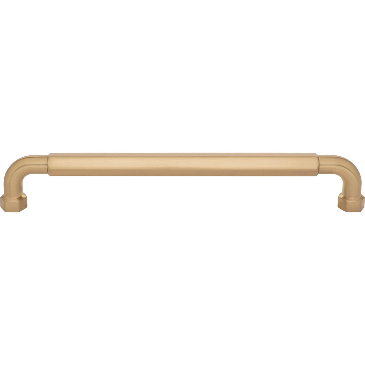 Top Knobs TK3207HB: 12" cc Dustin Appliance Pull - Honey Bronze