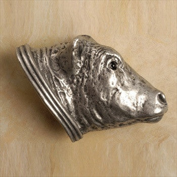 Anne At Home 77: Bull Head Cabinet Knob - Right Facing