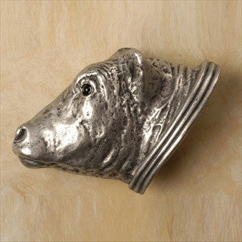 Anne At Home 78: Bull Head Cabinet Knob - Left Facing