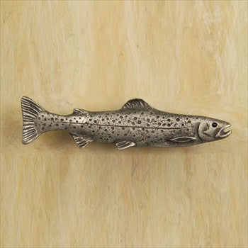 Anne At Home 79: 3" cc Trout Cabinet Pull - Right Facing