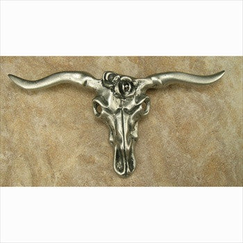 Anne At Home 91: 3" cc Longhorn Skull Cabinet Pull