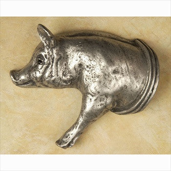 Anne At Home 193: Pig Cabinet Knob - Left Facing
