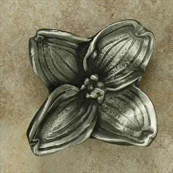 Anne At Home 2224: Dogwood Flower Cabinet Knob - Small