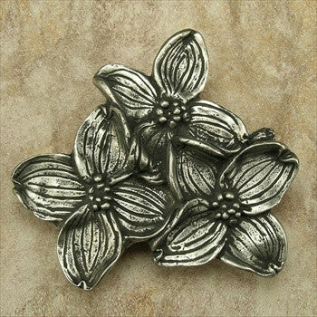 Anne At Home 2225: Dogwood Flower Cabinet Knob - Large
