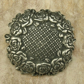Anne At Home 2240: Roses & Lace Cabinet Knob - Large
