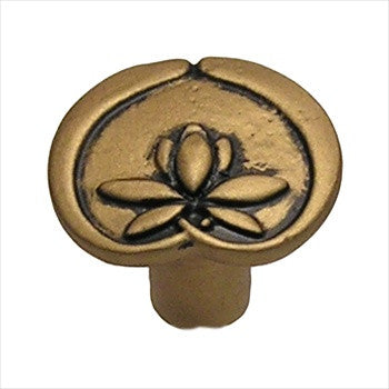 Anne At Home 2263: 1-1/4" Asian Lotus Flower Cabinet Knob